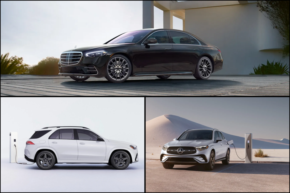 2026 Mercedes-Benz PHEV Models: S580e, GLC 350e SUV, GLE 450e SUV