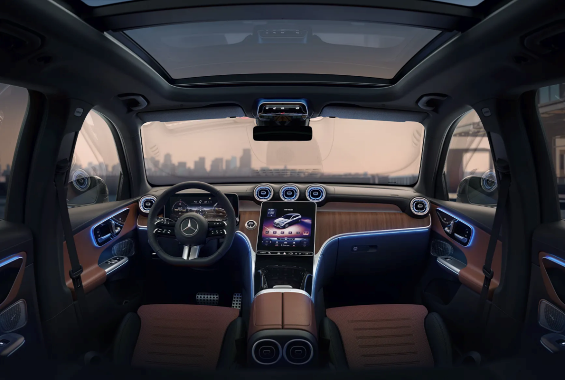 Interior view of the 2026 Mercedes-Benz GLC SUV